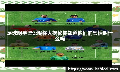 足球明星粤语昵称大揭秘你知道他们的粤话叫什么吗